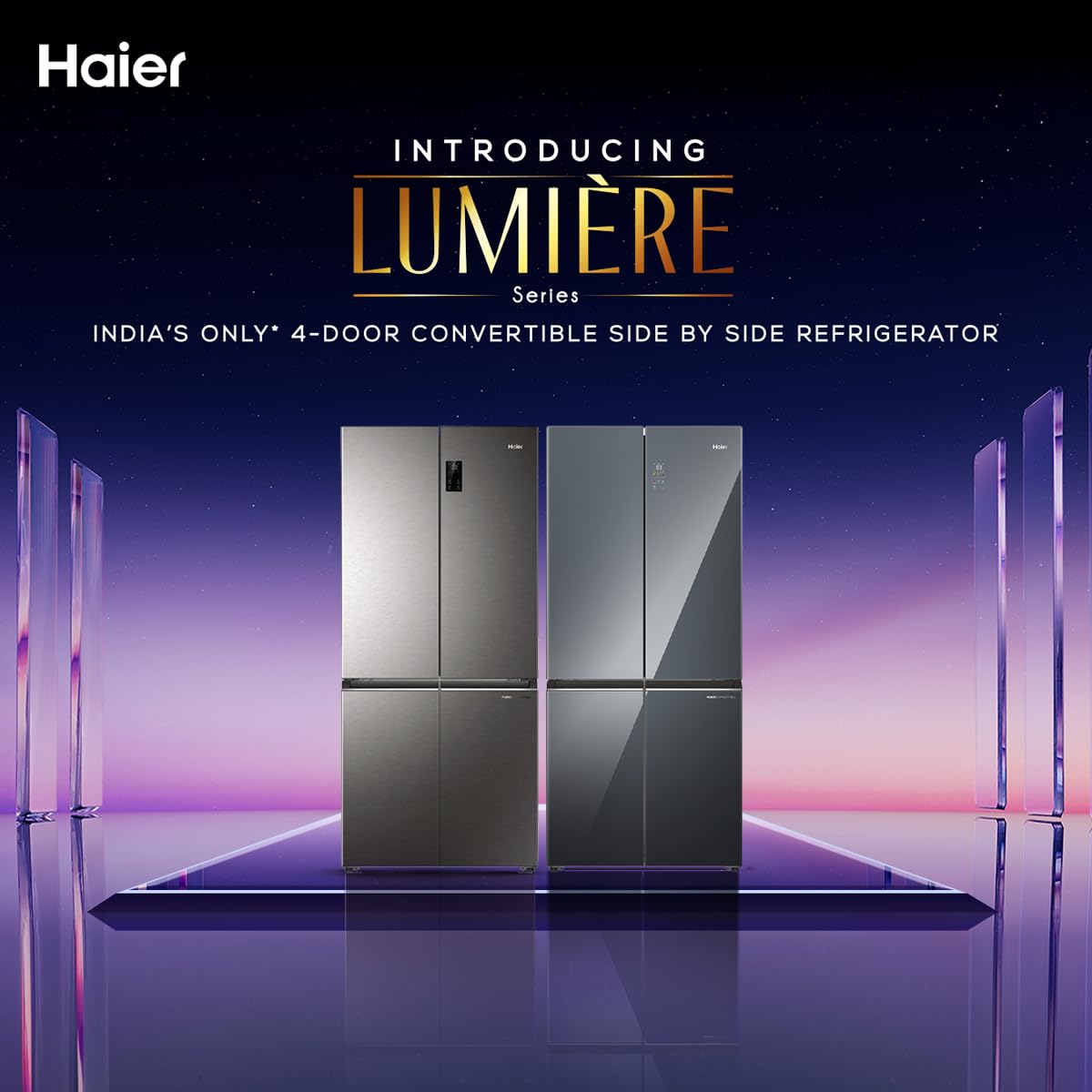 Haier 520 L, Lumiere Series frost free Refrigerator - Image 8